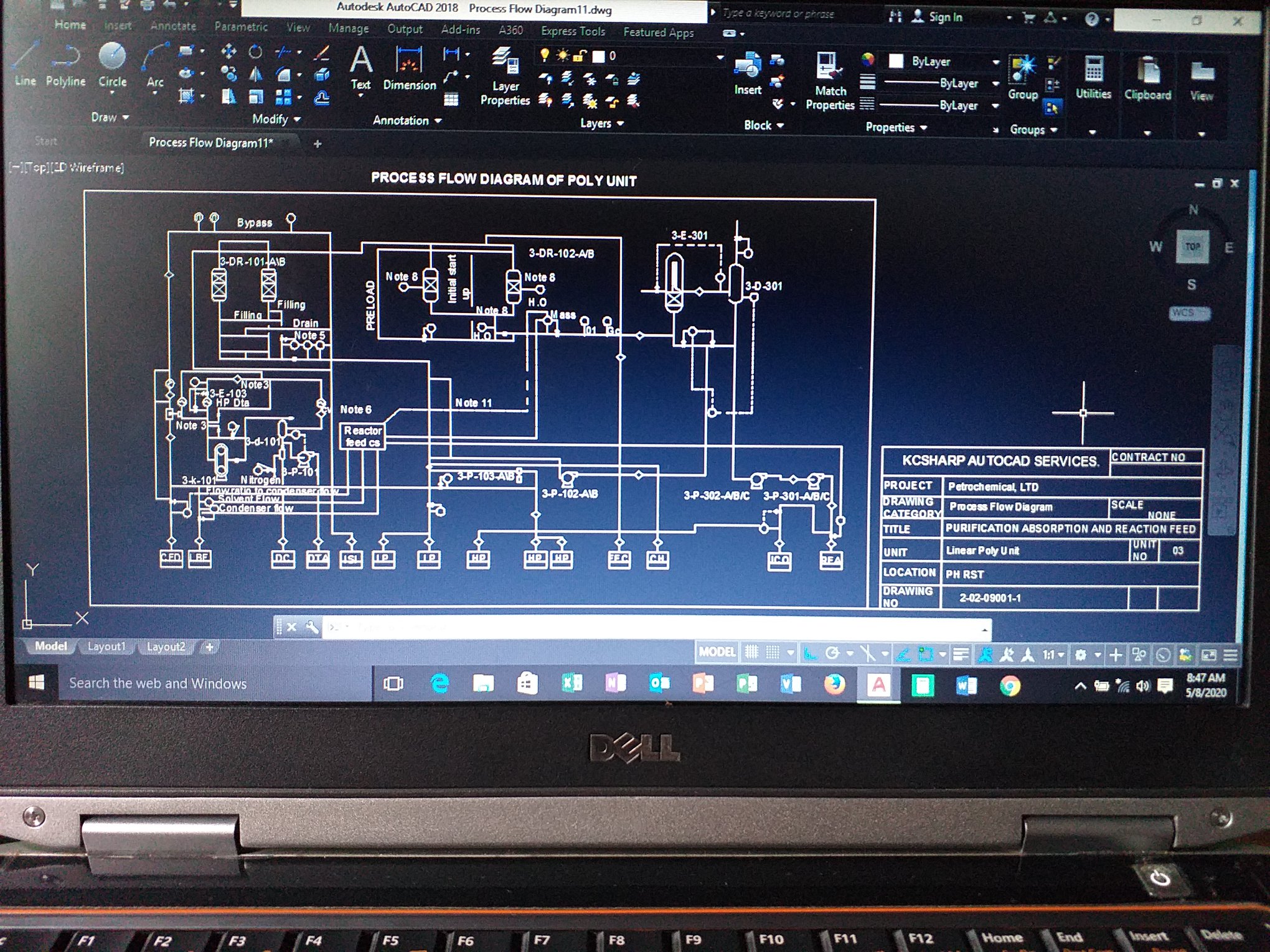 Process Flow Diagram Attached... - Kcsharp AutoCad & Services | Facebook