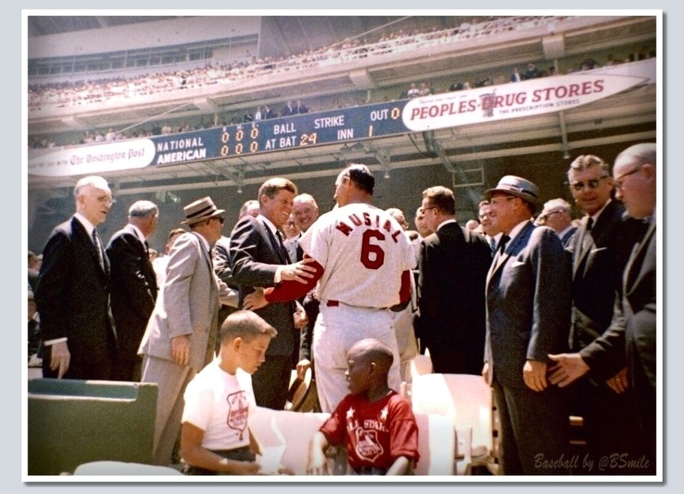 Today In 1962: President John F. Kennedy & St. Louis Cardinals 