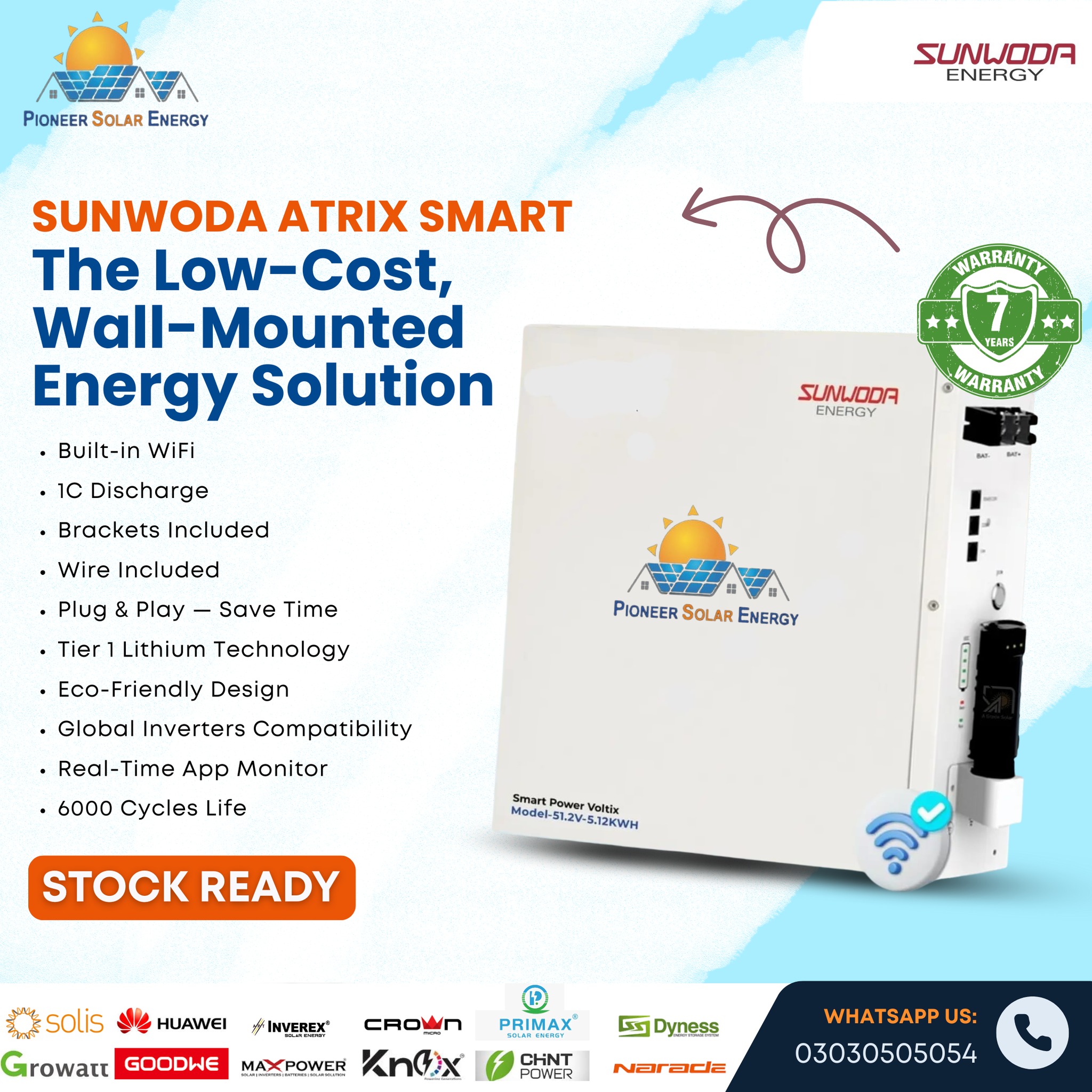 Pioneer - 🔥 SUNWODA ATRIX SMART – STOCK READY! 🔥 💥 Low-Cost | High ...