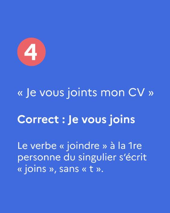 Je Vous Joint Orthographe