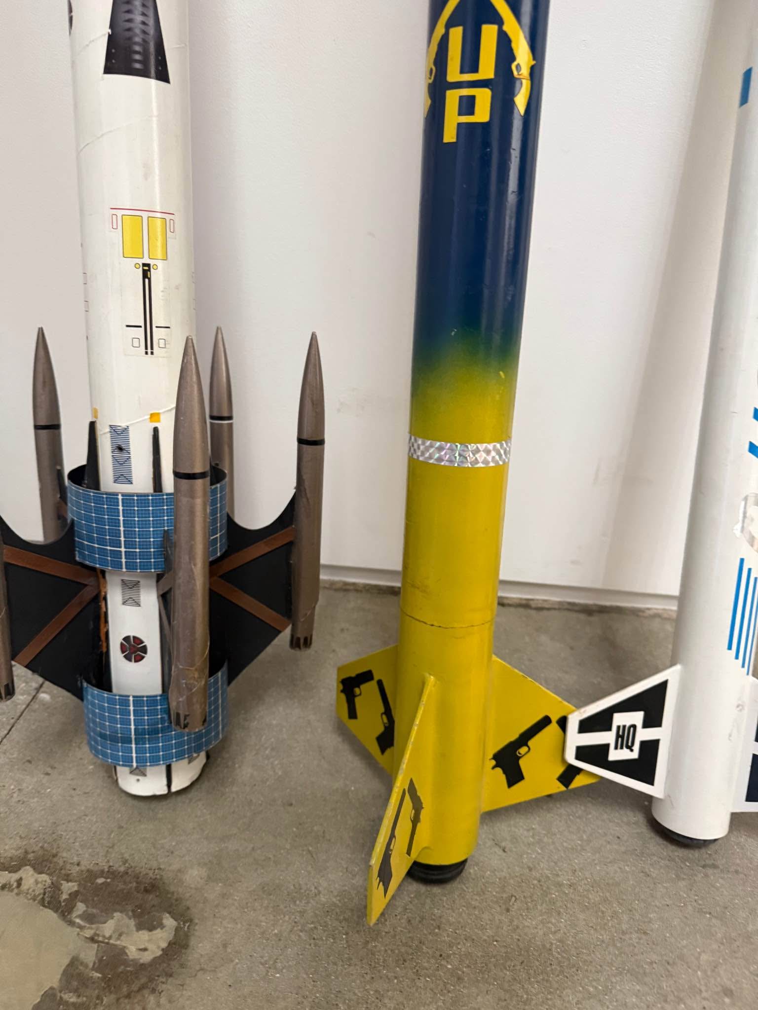 Large Curated Model Rocket Collection – 14 Pieces – Display / Prop ...
