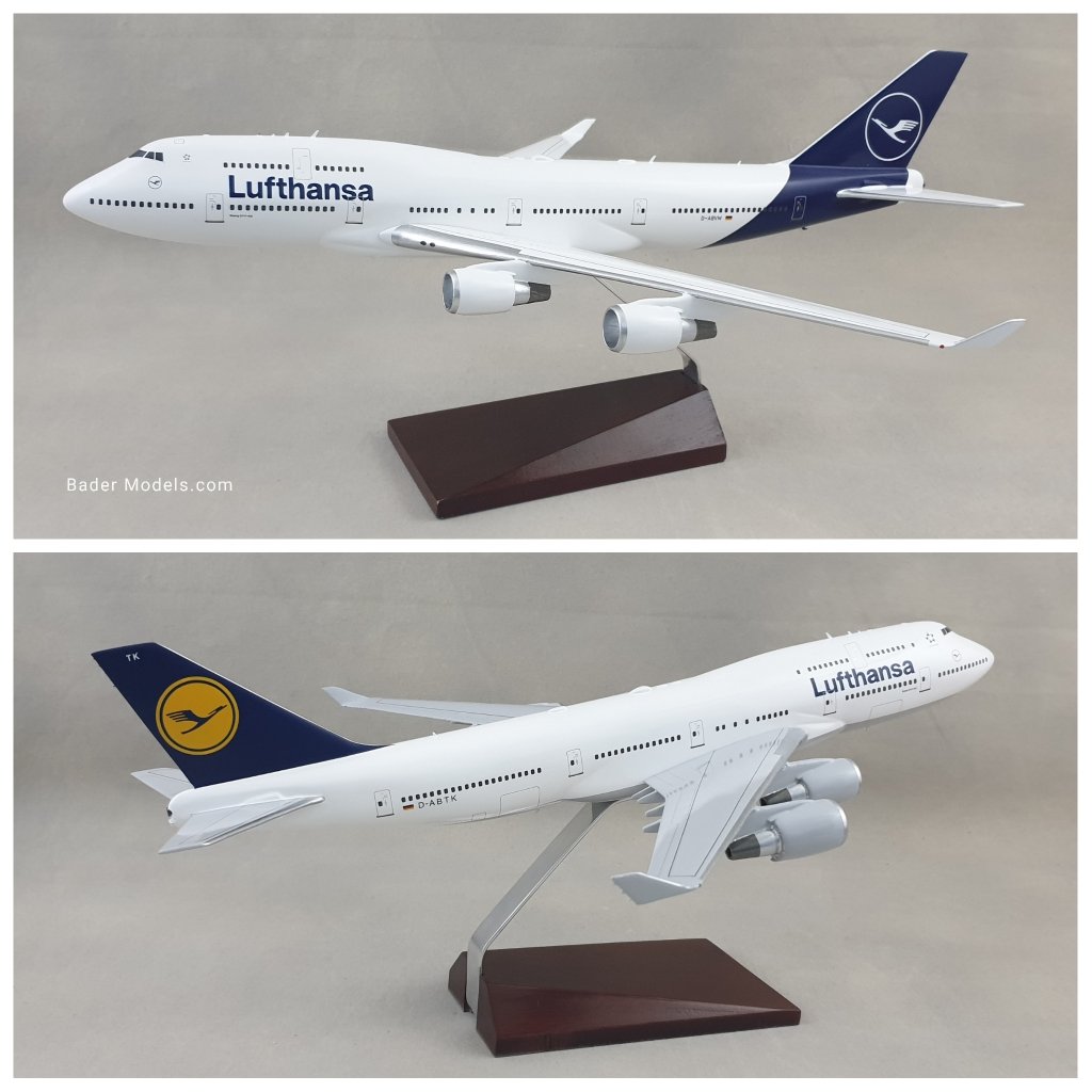 Pacmin 1/100 scale B747-400 North West model