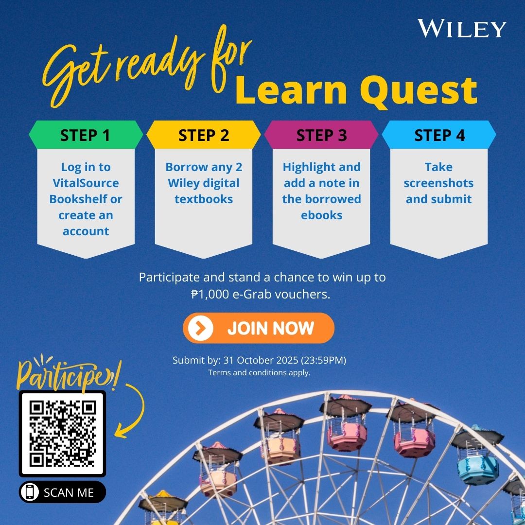 UPD - Hello, CHE Students! We are excited to share that Wiley is ...