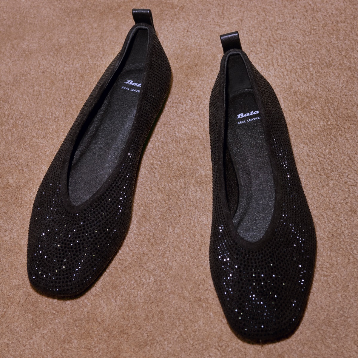 Ballerine Donna In Pelle BATA - Tomaia Traforata, Comode Ed Eleganti, Made In Turchia