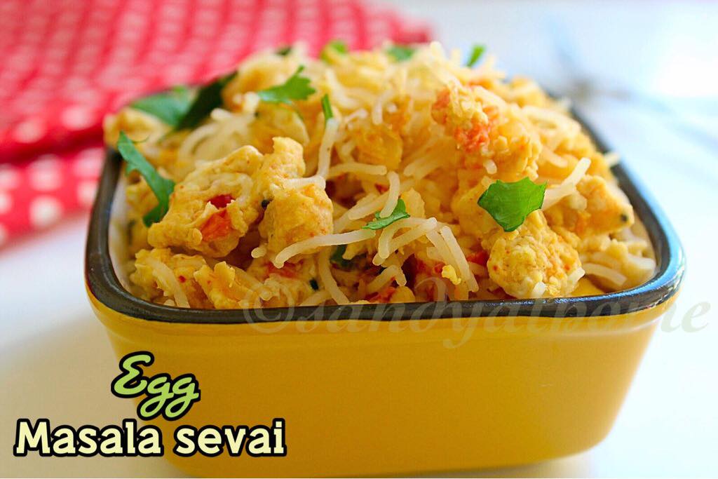Sandhya - Egg masala sevai! Cooked sevai tossed in onion tomato egg ...