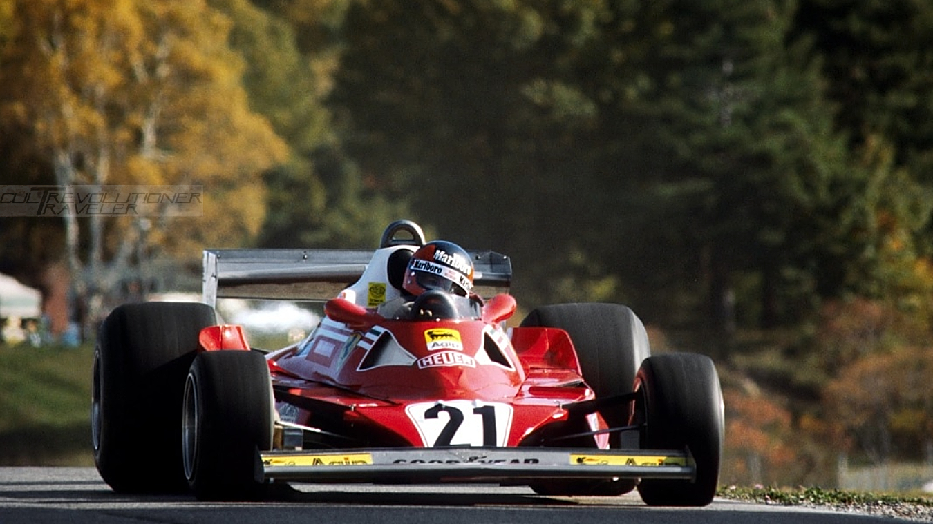 Canadian G.P. of F.1 1977 G.Villeneuve / Ferrari 312T2 credit: D