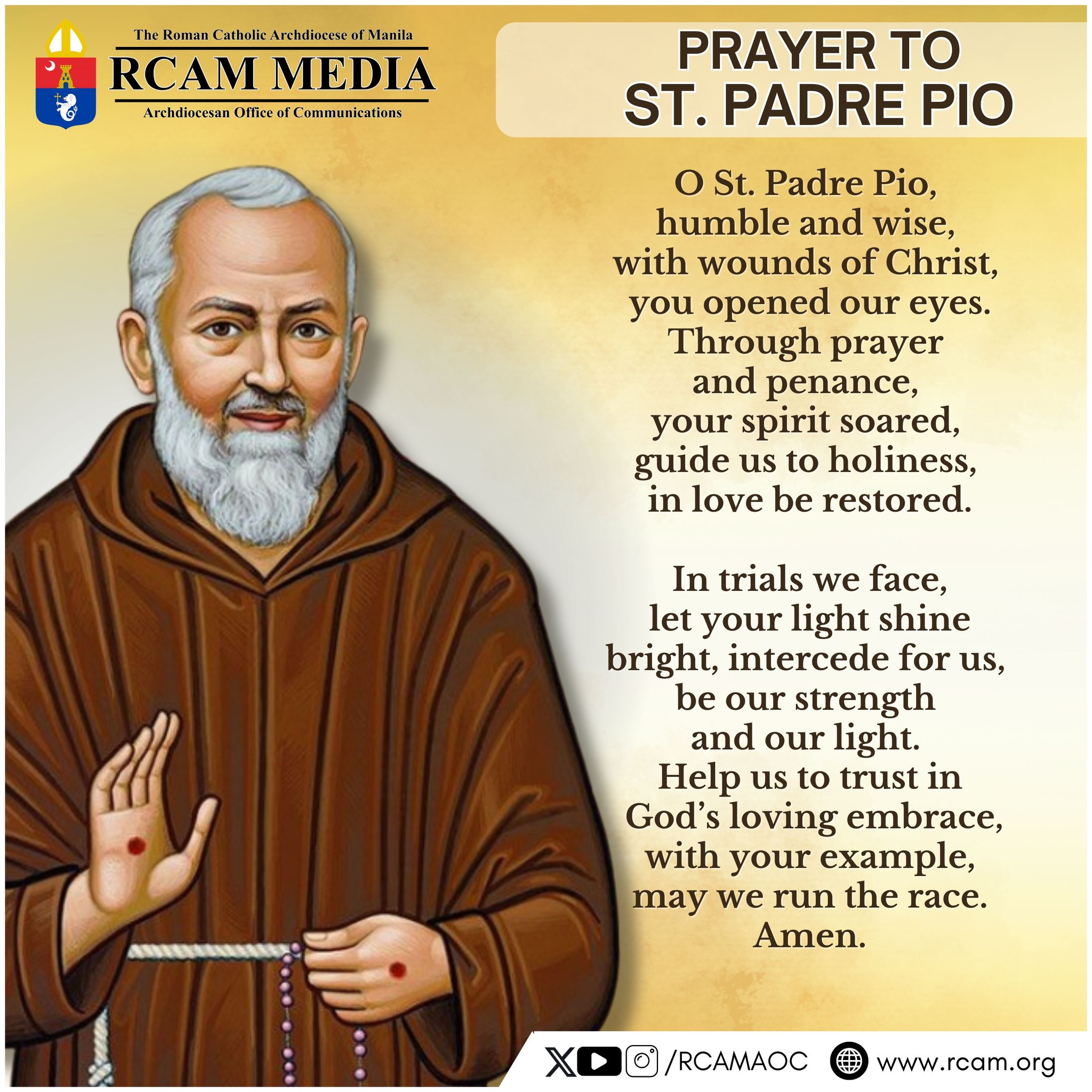 PRAYER... - Archdiocese of Manila - Office of Communications | Facebook