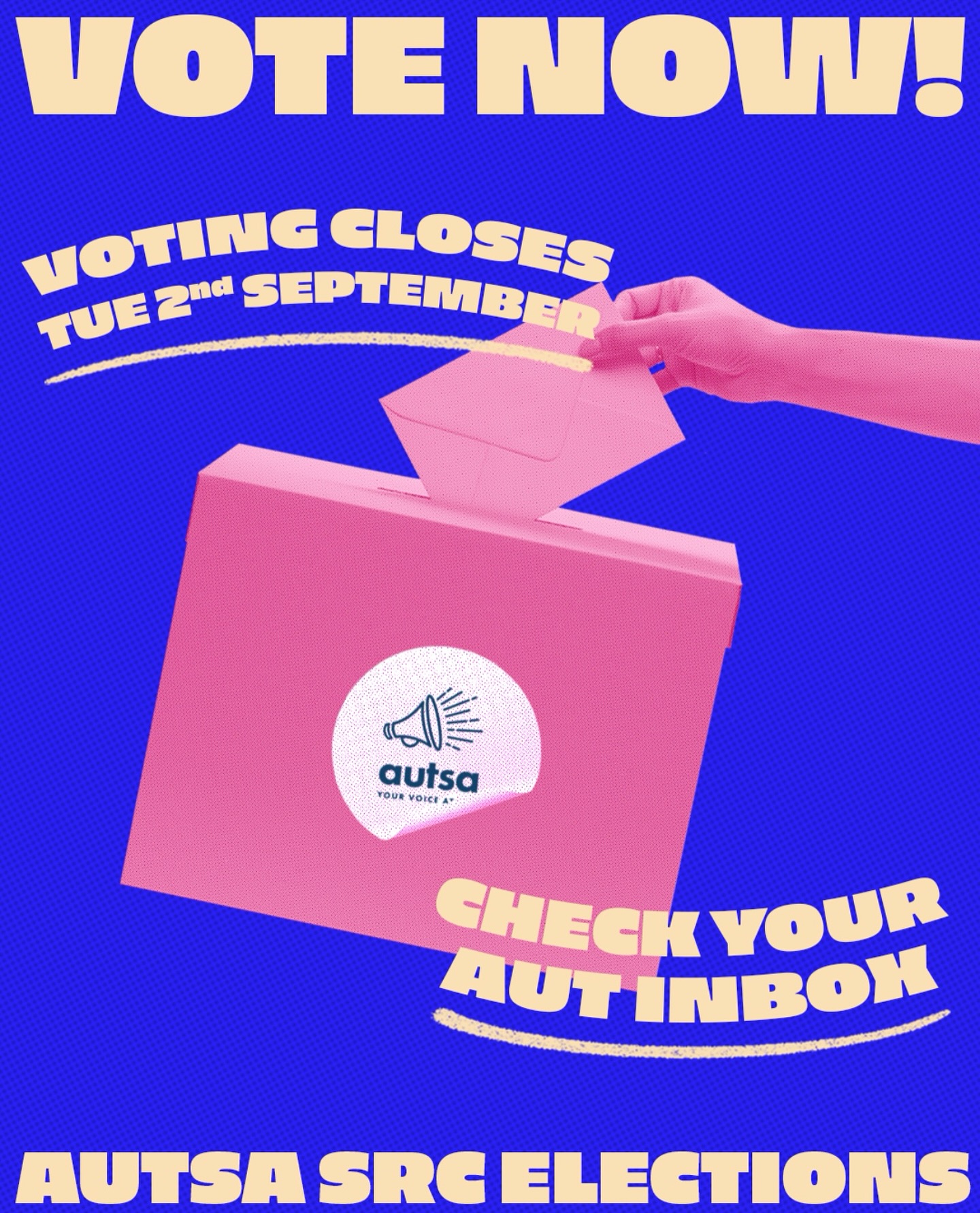📣 Your Vote. Your Voice.... - AUTSA - AUT Student Association | Facebook