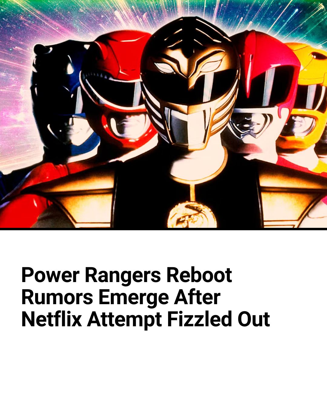 CBR - A new report indicates that a Power Rangers movie is in ...