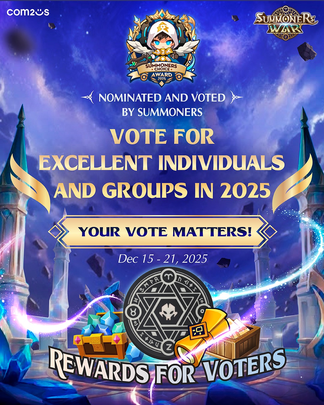 Summoners War - Summoners Choice Award 2025 - VOTE FOR... | Facebook