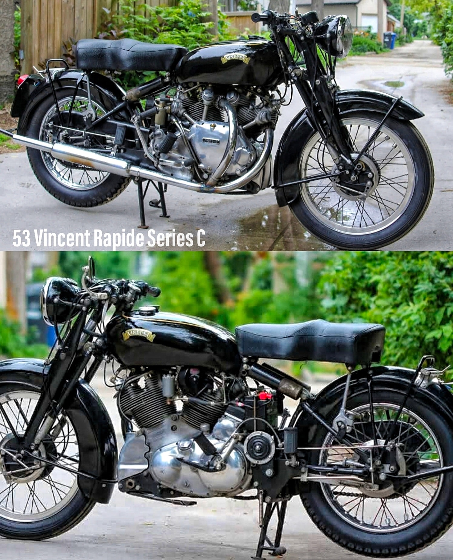 OLD - 1953 Vincent Rapide Series C 💙🇬🇧💙 The 1953 Vincent Rapide Series ...
