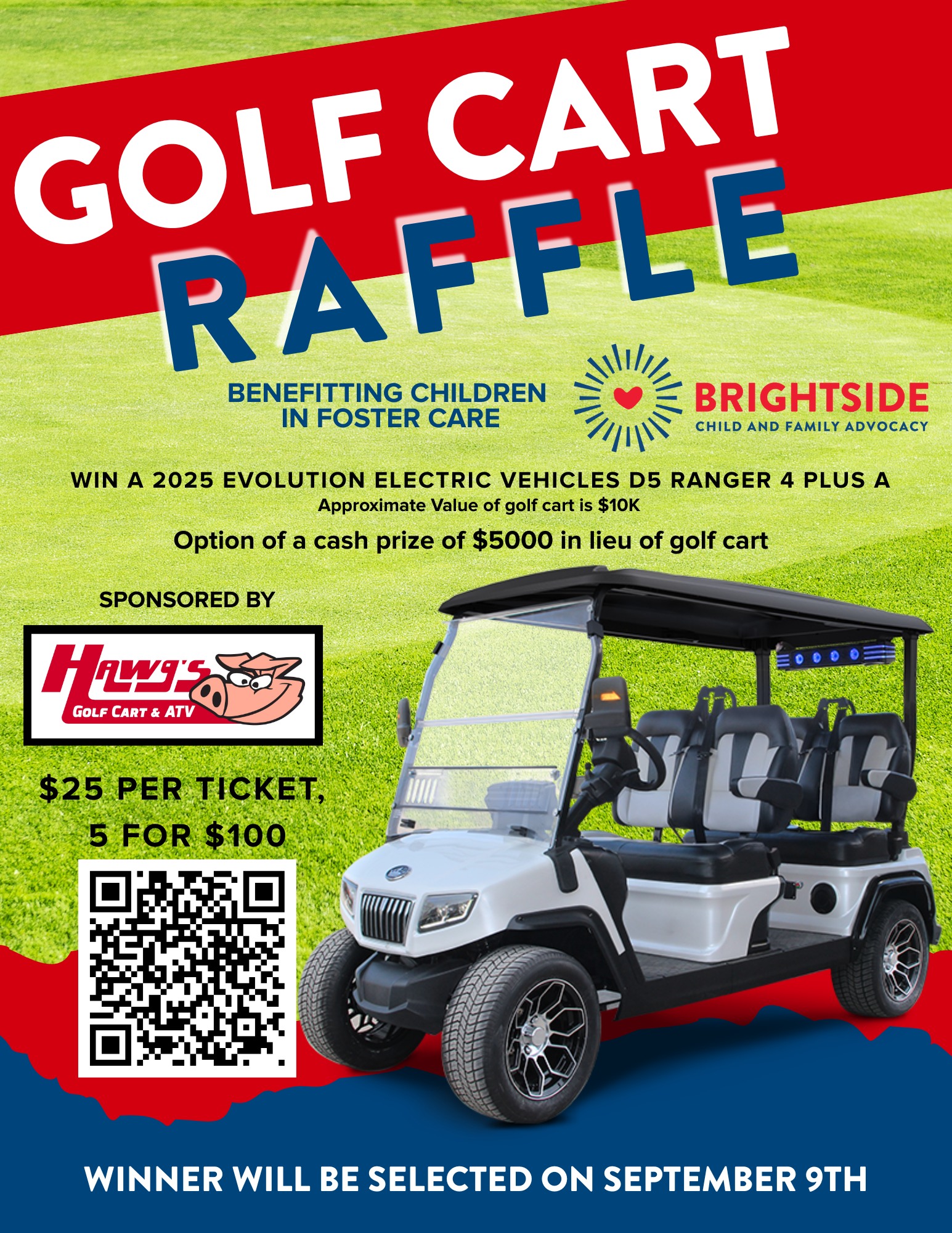 Brightside - 🚨 Golf Cart Raffle Alert! 🚨 We're raffling off a custom ...