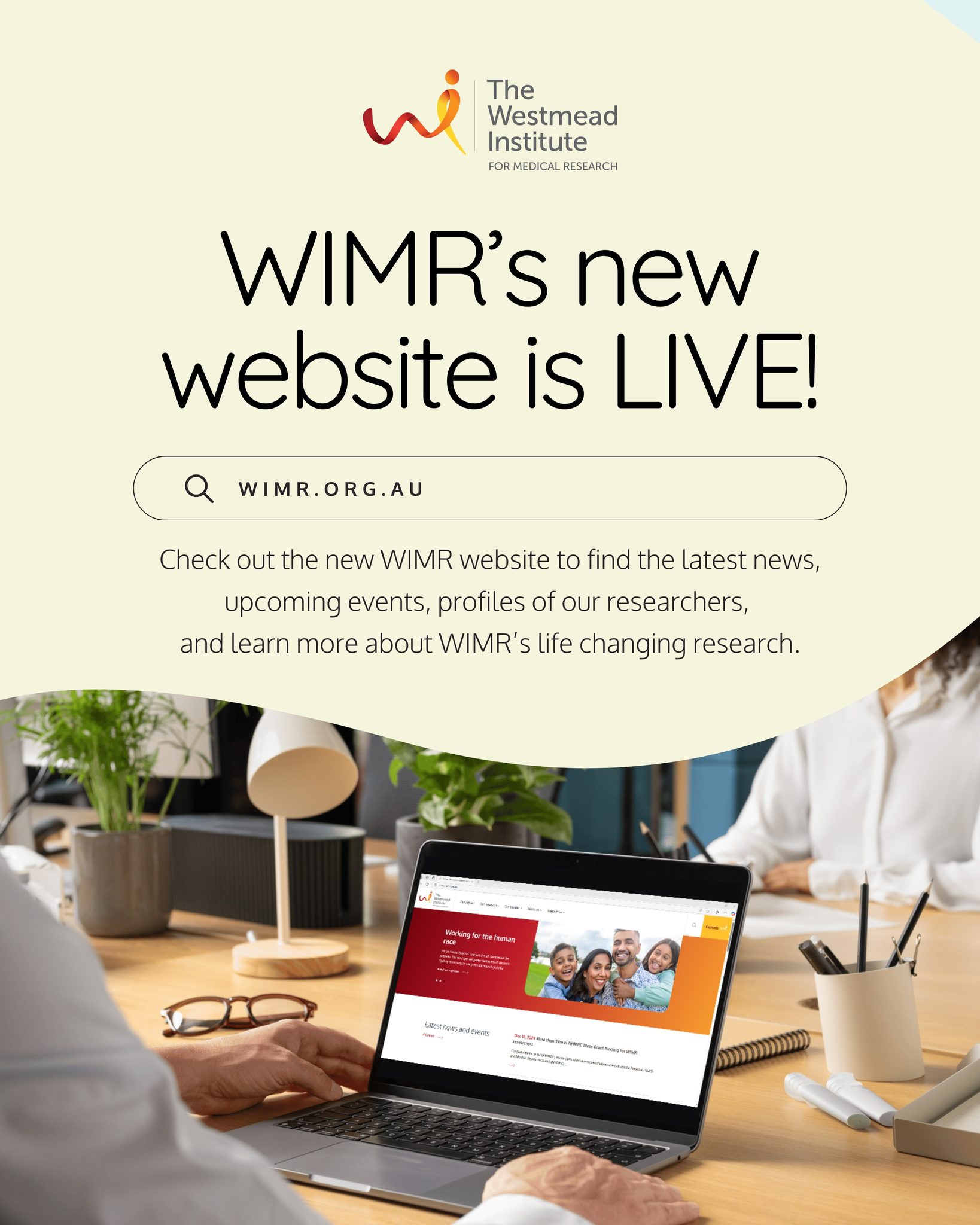 The new WIMR... - The Westmead Institute for Medical Research | Facebook