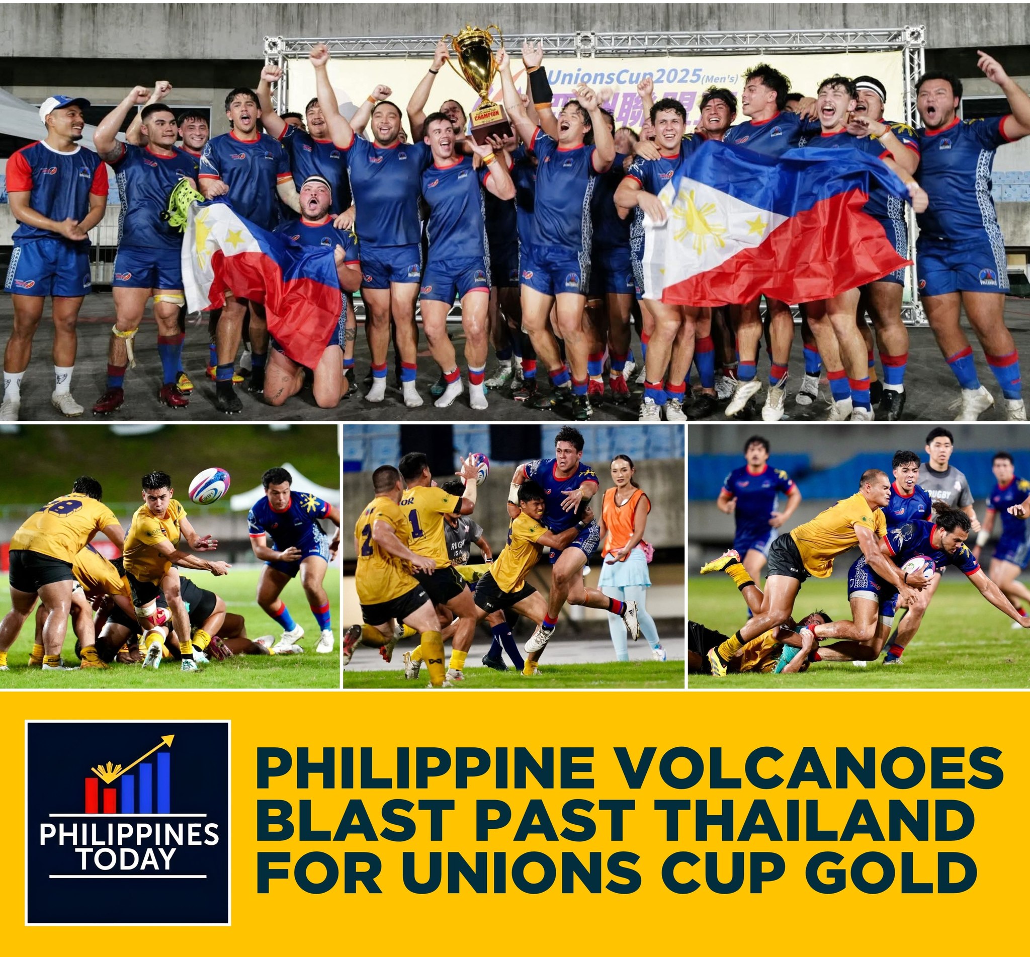 Philippines - #SportsBeat : The Philippine Volcanoes made a golden ...