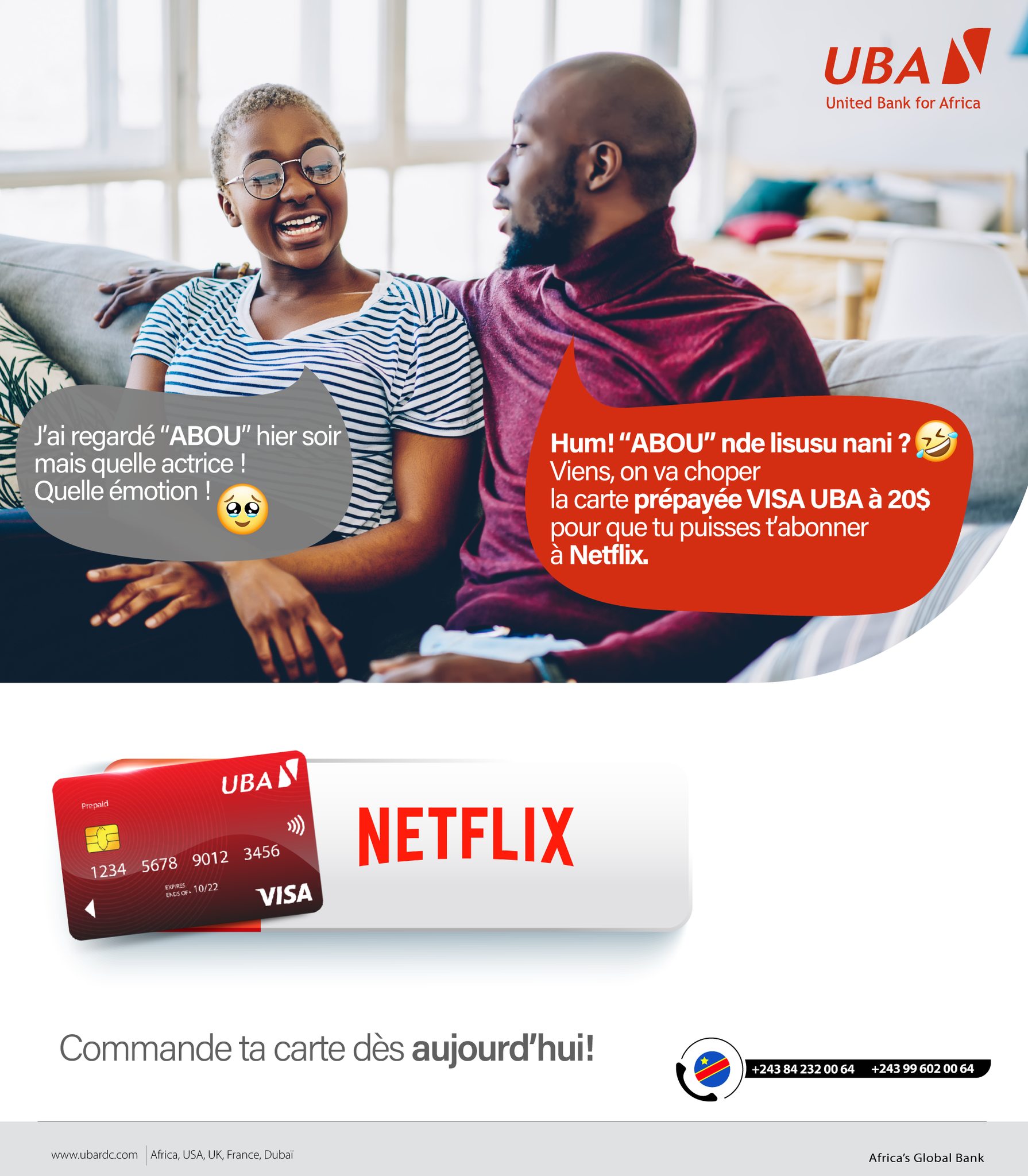 UBA - T’as pas encore regardé « ABOU » ?? 😂😂 c’est le moment. Avec la ...