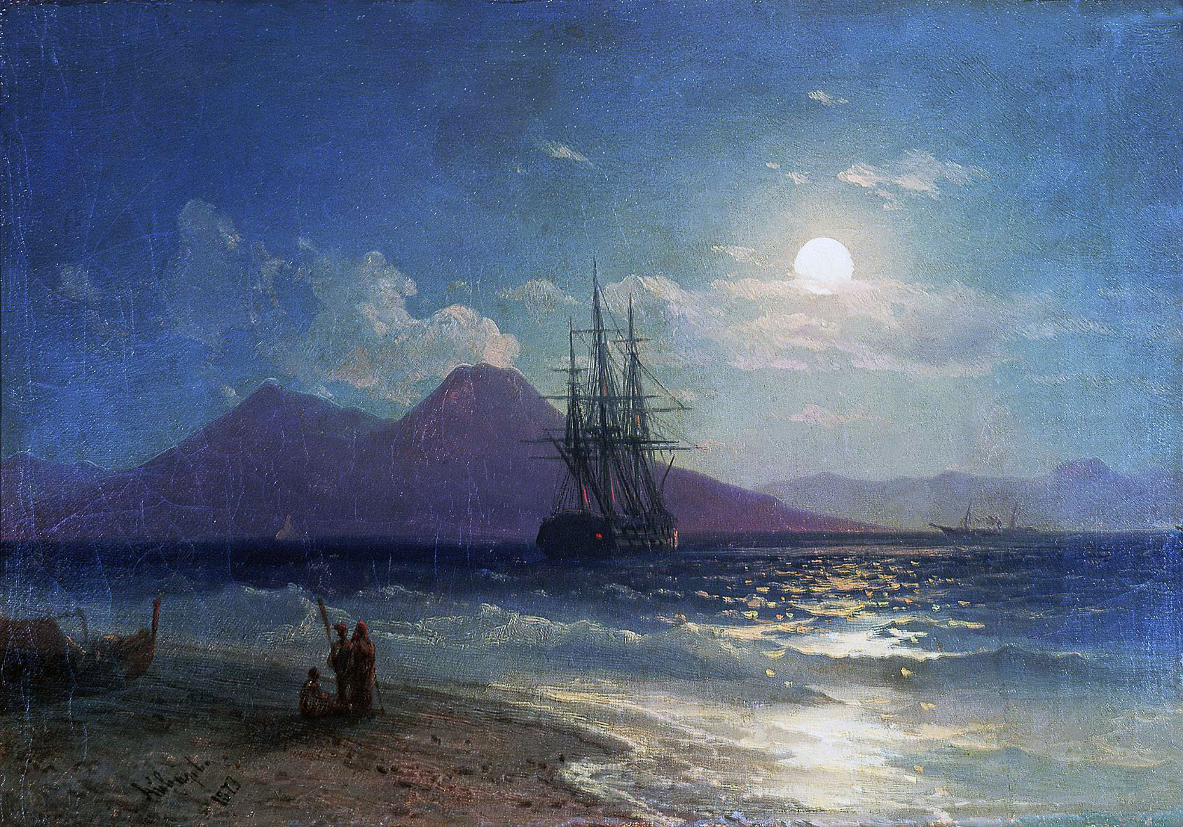 Ivan Aivazovsky (1817-1900) The Wrath of the Seas 1886 Private