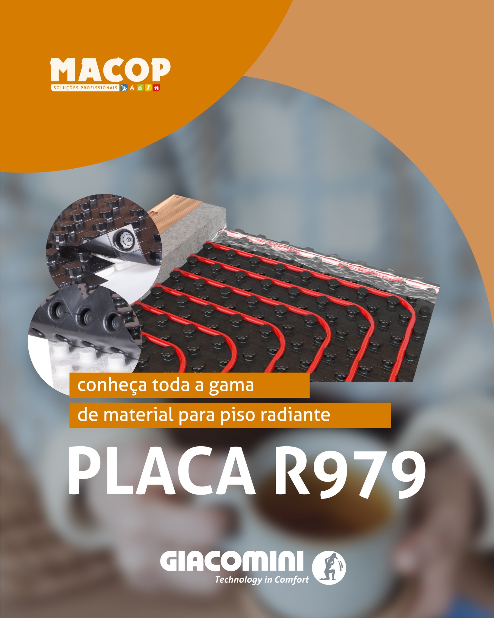 MACOP - Já conhece as placas de piso radiante R979 da @giacomini ...