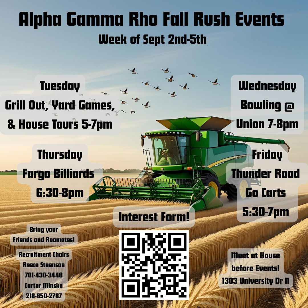 Alpha - Join us next week for some awesome Rush events and find out if ...