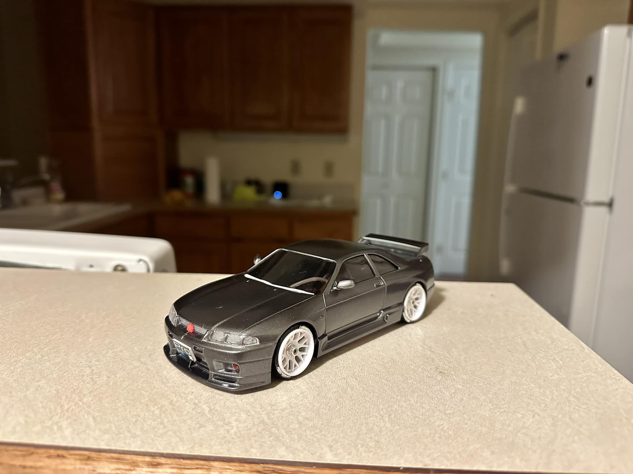 NOS R33 SKYLINE GT-R comical lexan body, by North Craft J. Sato