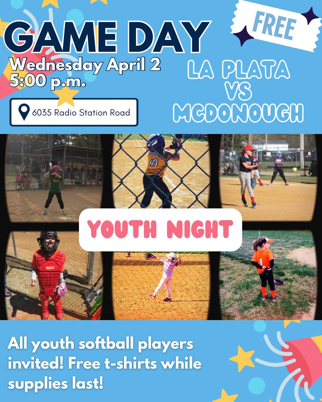 Charles County Middle Grades Softball Fall League