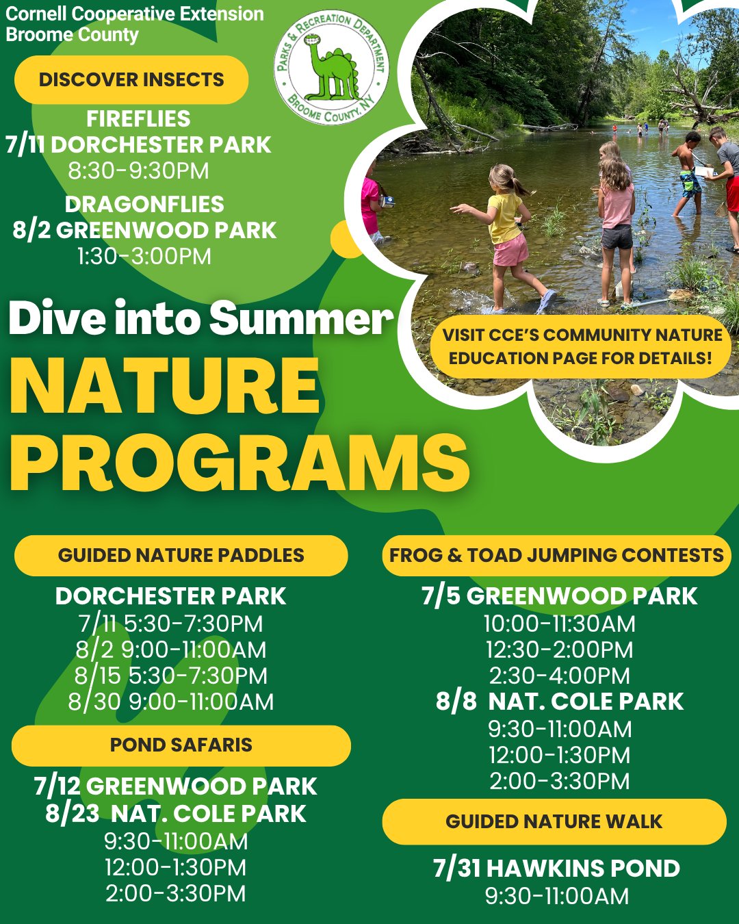 Cornell - We're excited to announce some upcoming community nature ...