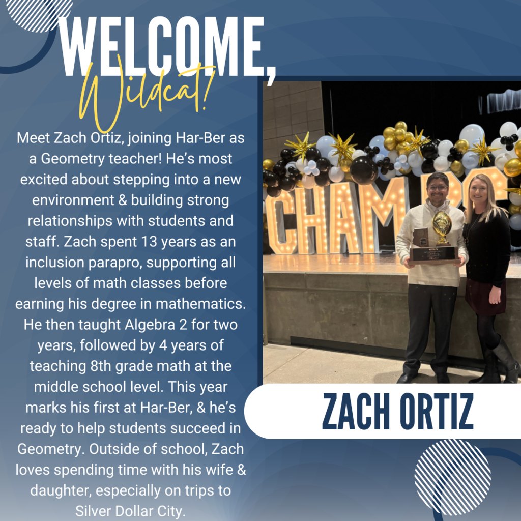 Har-Ber - Help us welcome Zach Ortiz to the Wildcat math team! He’s ...