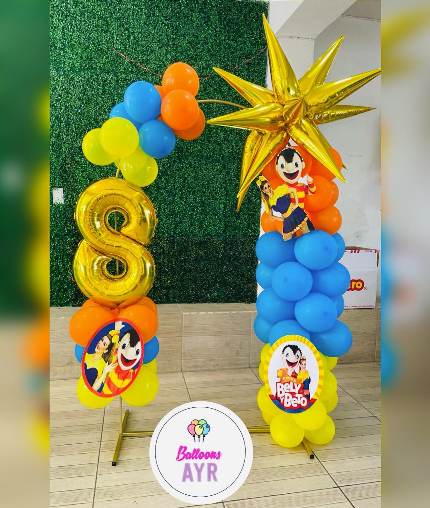 Decoración sencilla “Bely y... - Decoraciones "AYR Balloons"