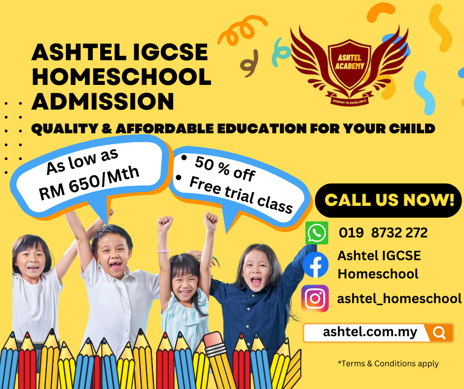 Ashtel IGCSE Homeschool | Shah Alam