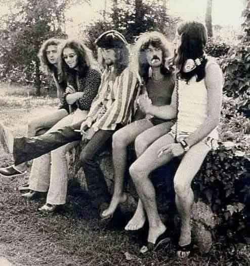 Photo of Deep Purple in Rome, July 1972. 🔙