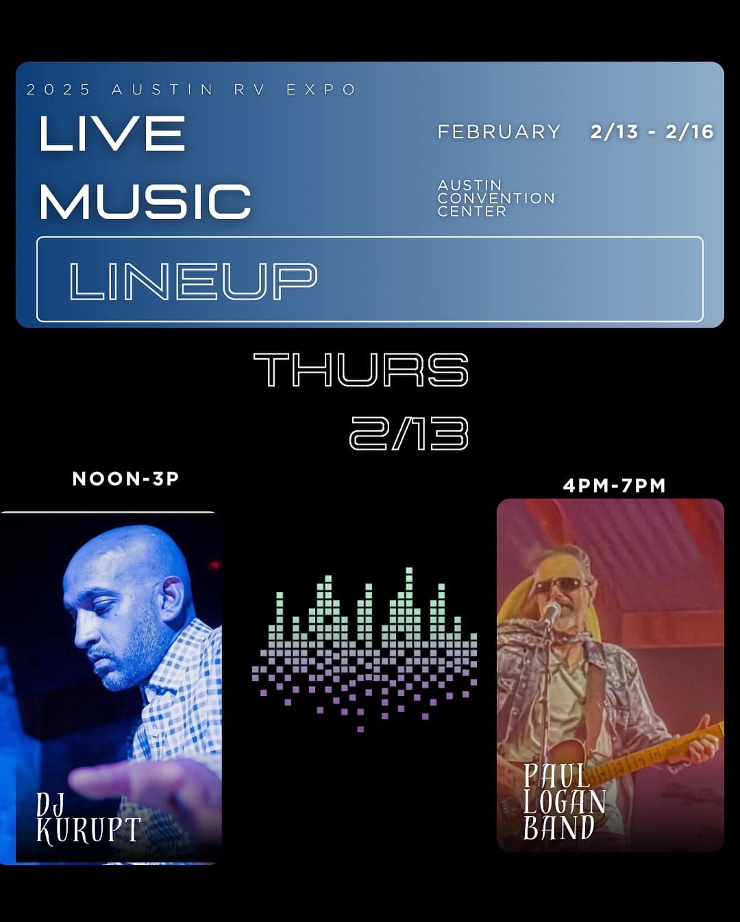 Austin RV Expo - Check out & SAVE our music lineup for the... | Facebook