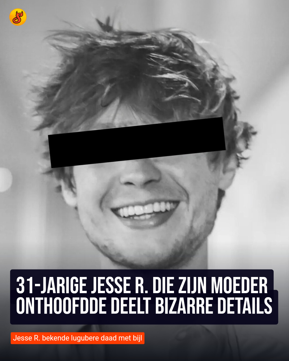 Skoften - Jesse R. bekende lugubere daad met bijl. Artikel in de ...