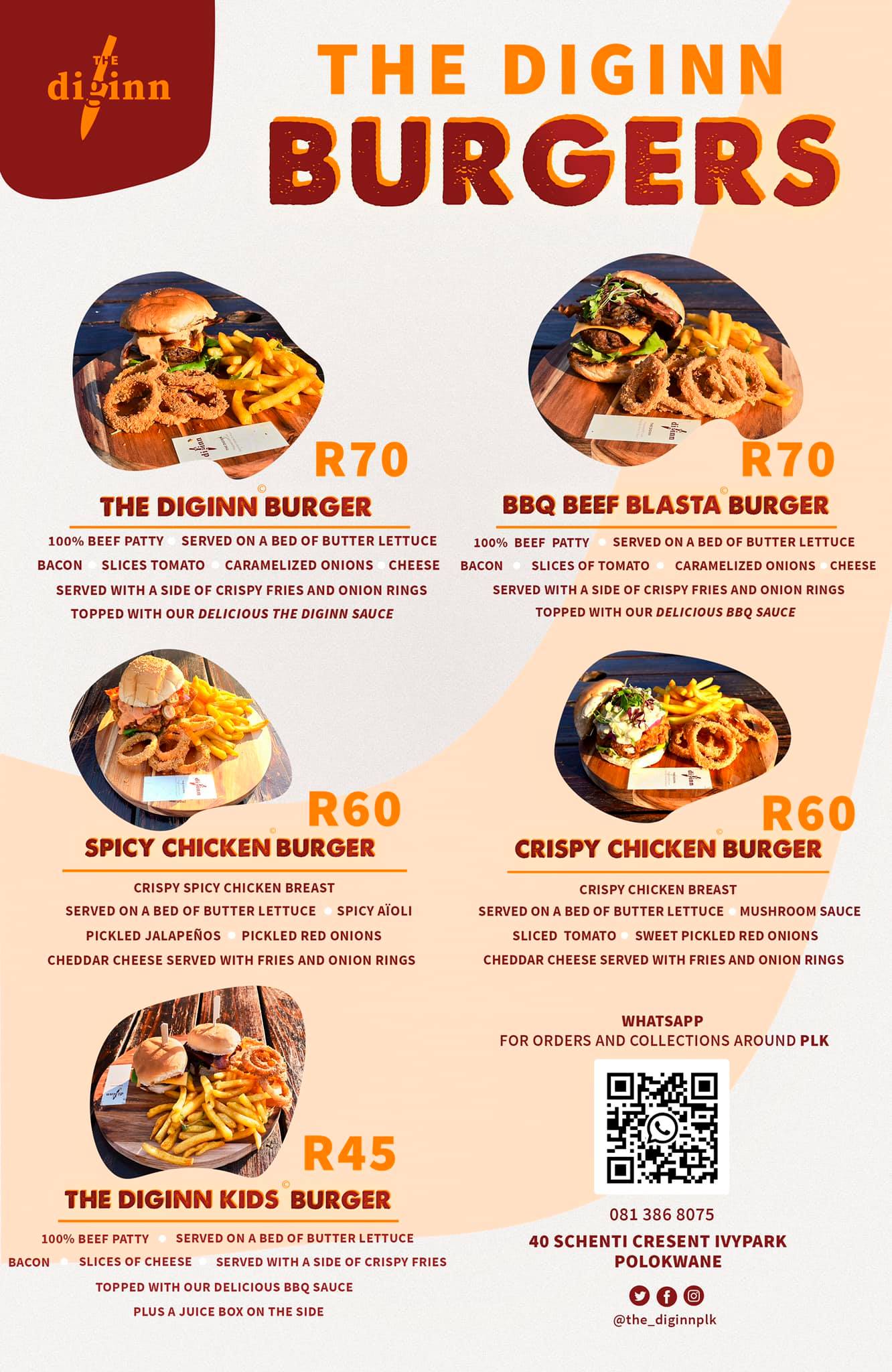 The Diginn - So excited to finally release our full menu... | Facebook