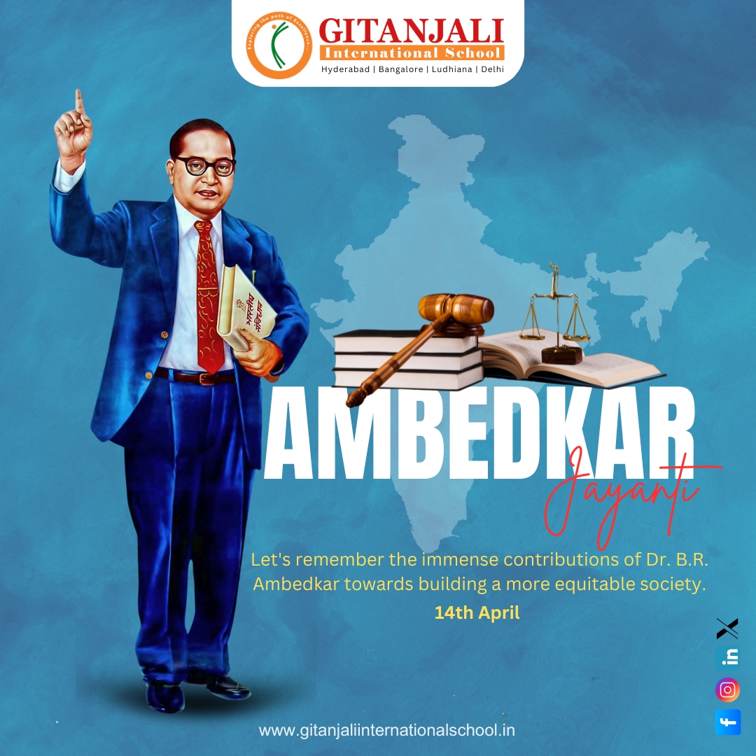 Gitanjali - 📚 Ambedkar Jayanti 2025 🇮🇳 Today, we honor the legacy of Dr ...