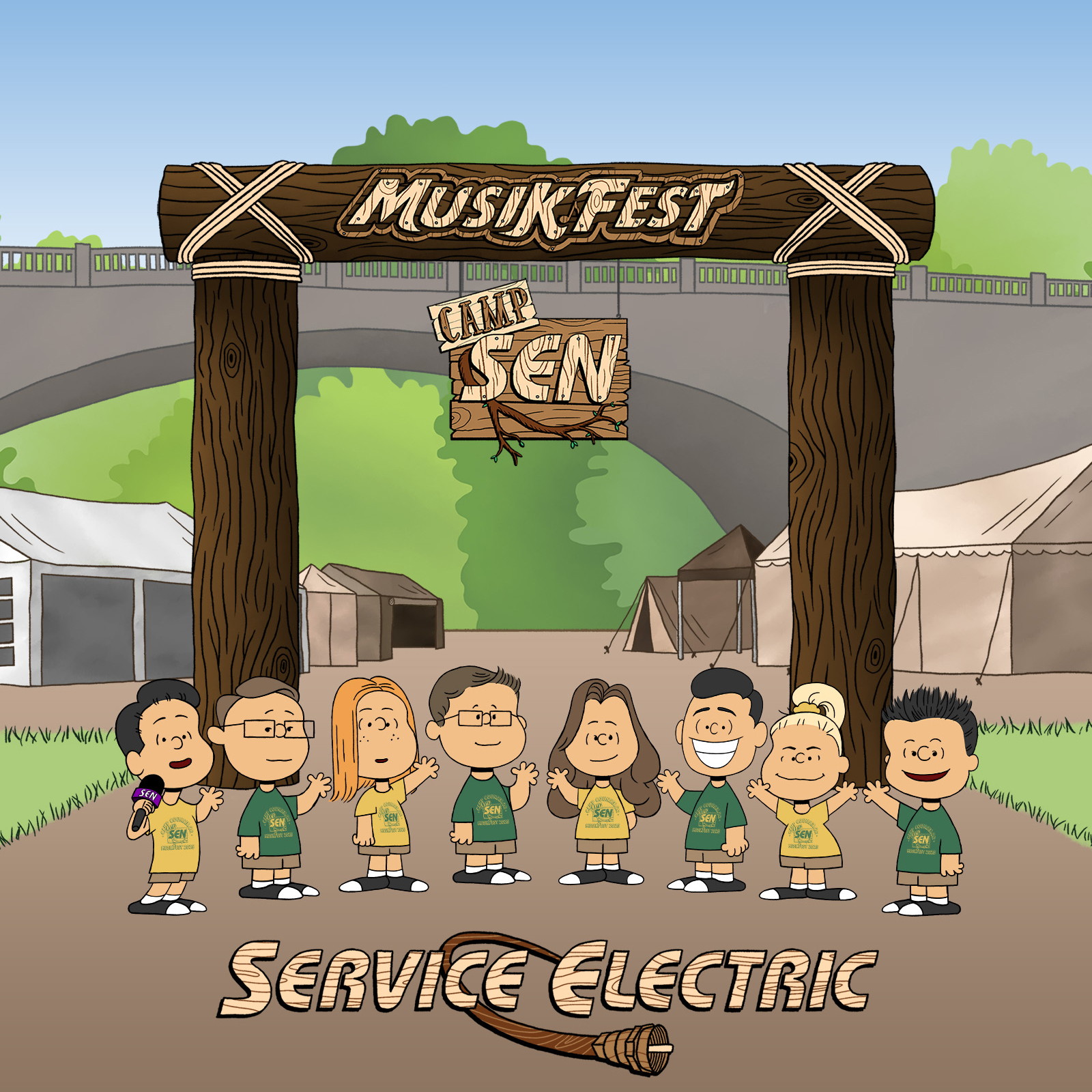 Service - Camp SEN is officially open for the season! Our campers will ...