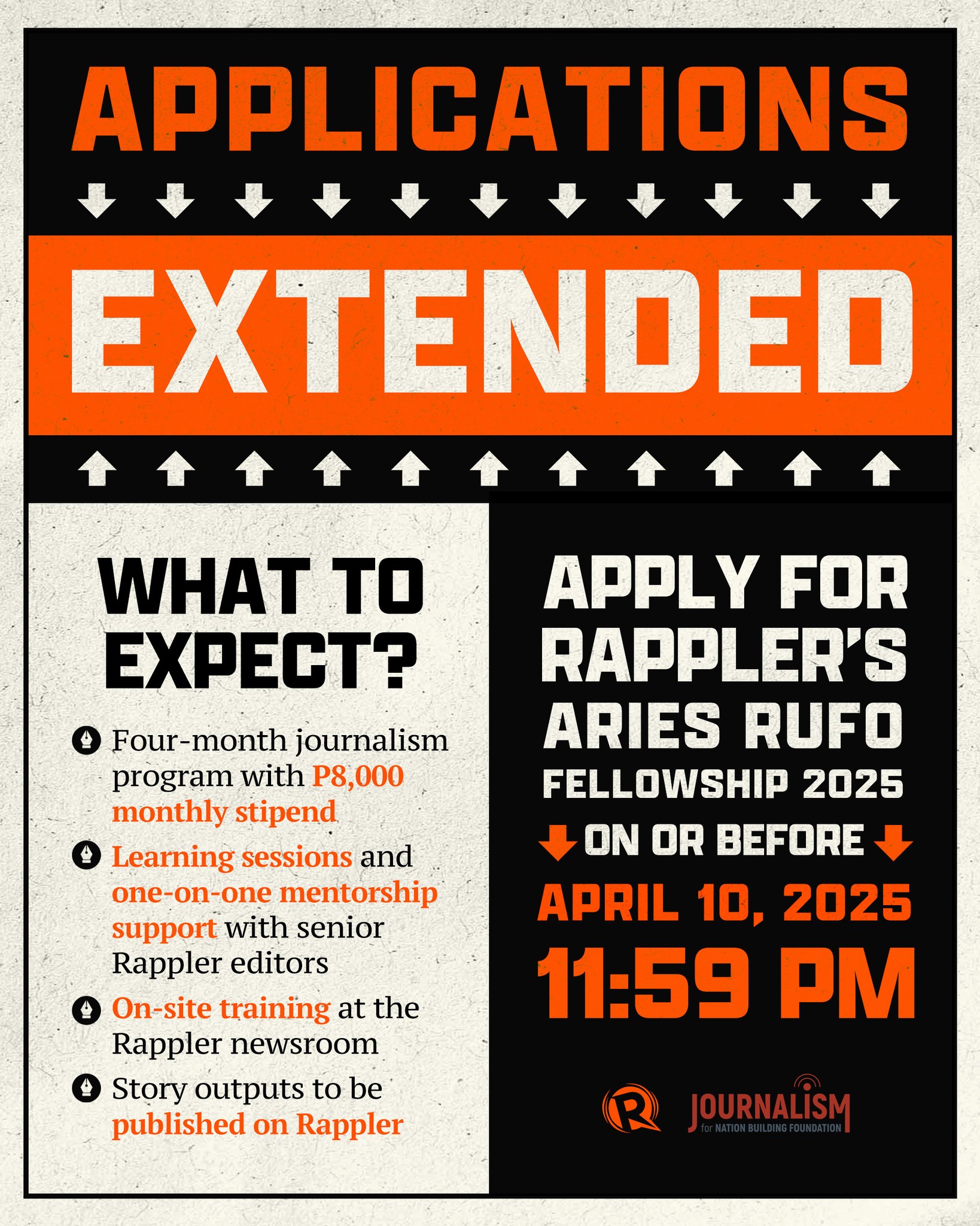 Rappler - THIS IS YOUR CHANCE! 👀 We are extending... | Facebook