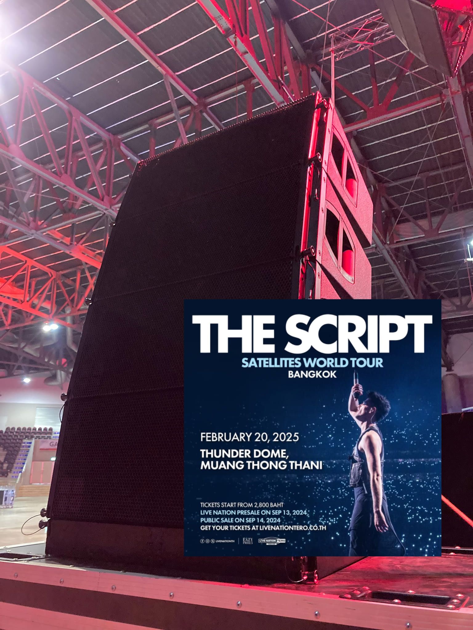 JSS - The Script Satellites World Tour in Bangkok @ Thunder Dome, Muang ...
