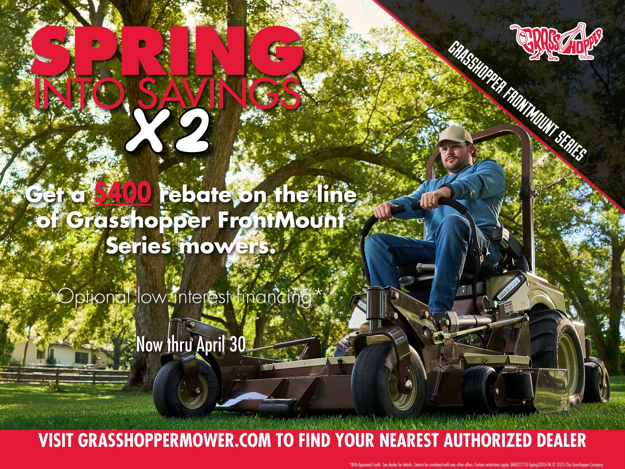 Now is the time to spring into savings with Grasshopper Mowers Get