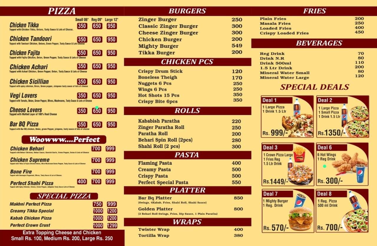 Perfect Pizza & Fried Chicken | Multan