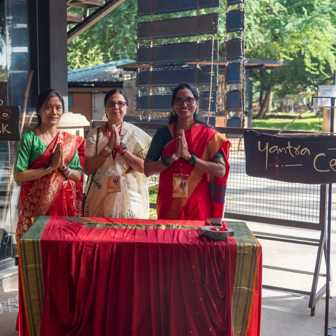 Linga Bhairavi - Participants of the Yantra Ceremony with... | Facebook