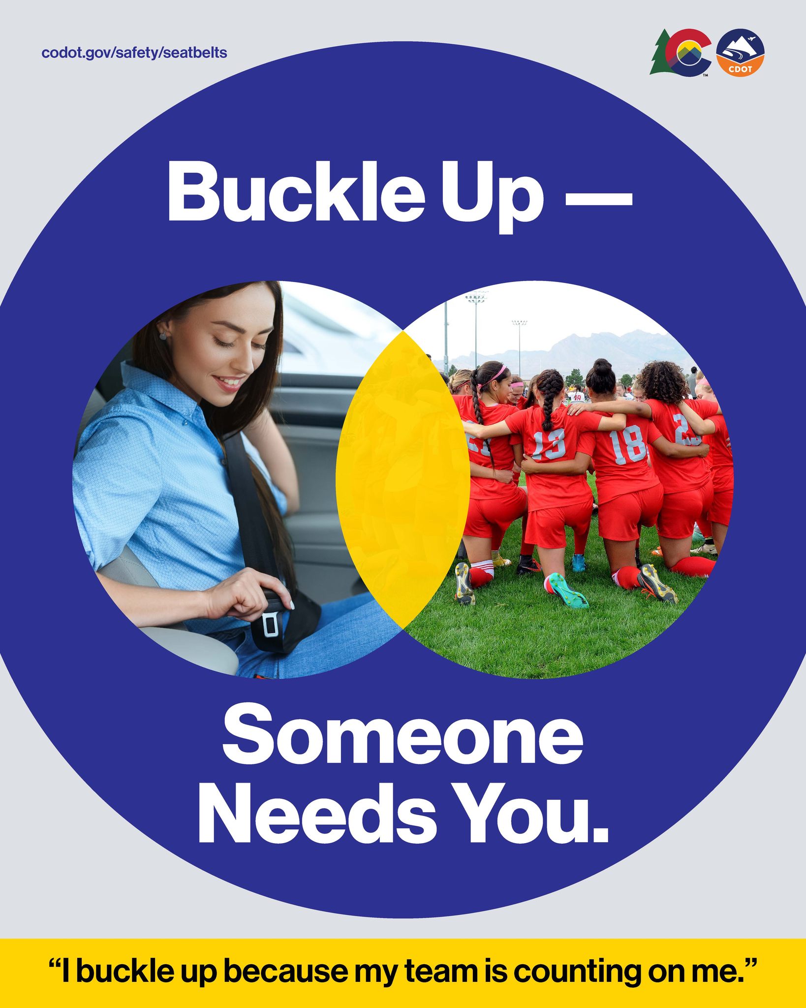 Colorado - Join the 88% of Coloradans who wear their seat belts! 👏 An ...