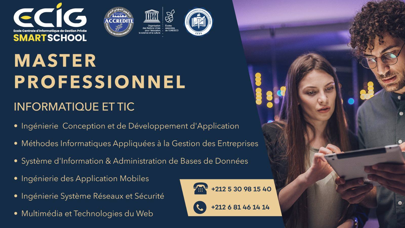 ECIG Ecole Centrale d'informatique et de Gestion