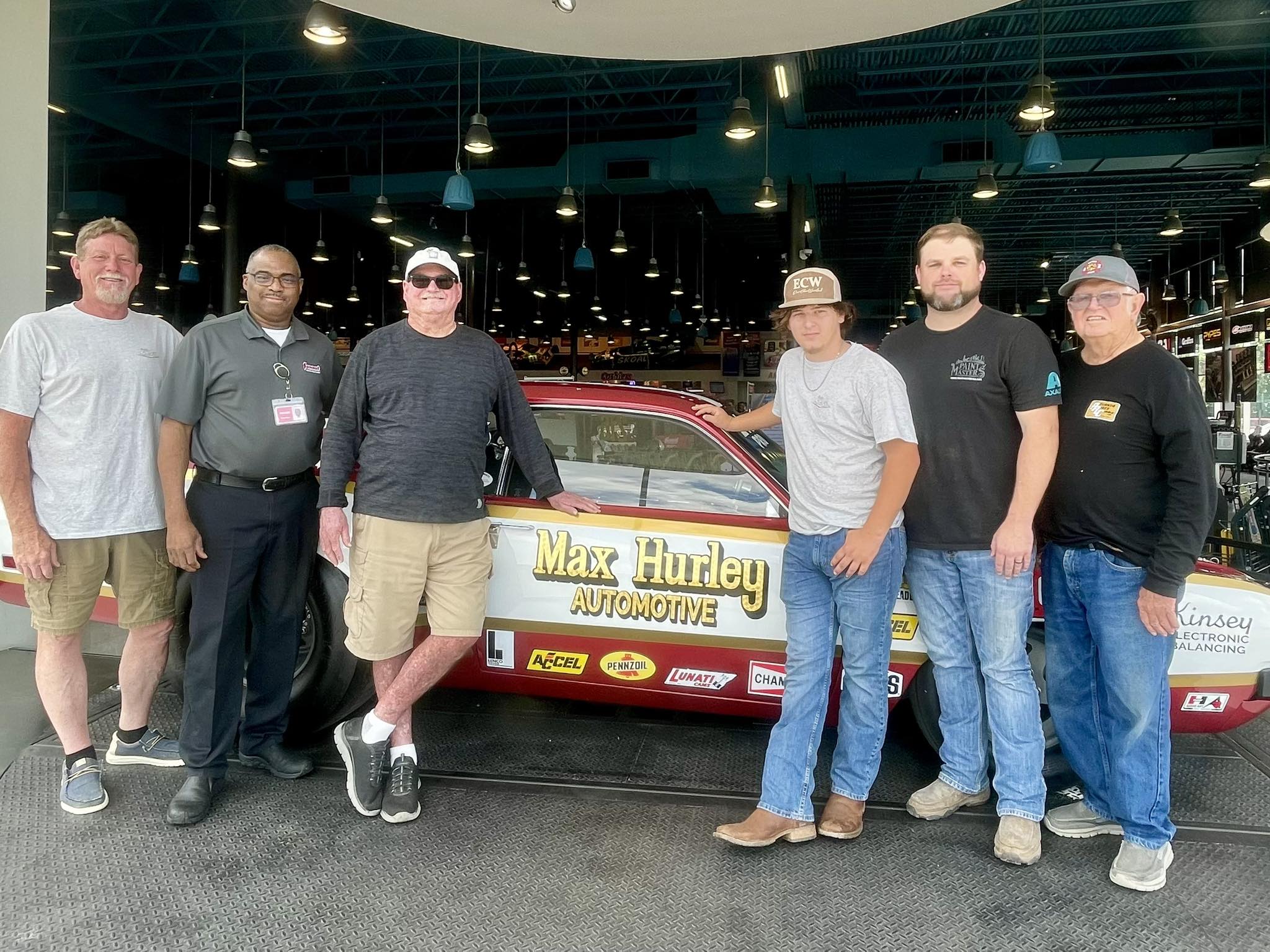 Detroit - Buddy, Reggie, McGrath, Hunter, Jason and Red at the Atlanta ...