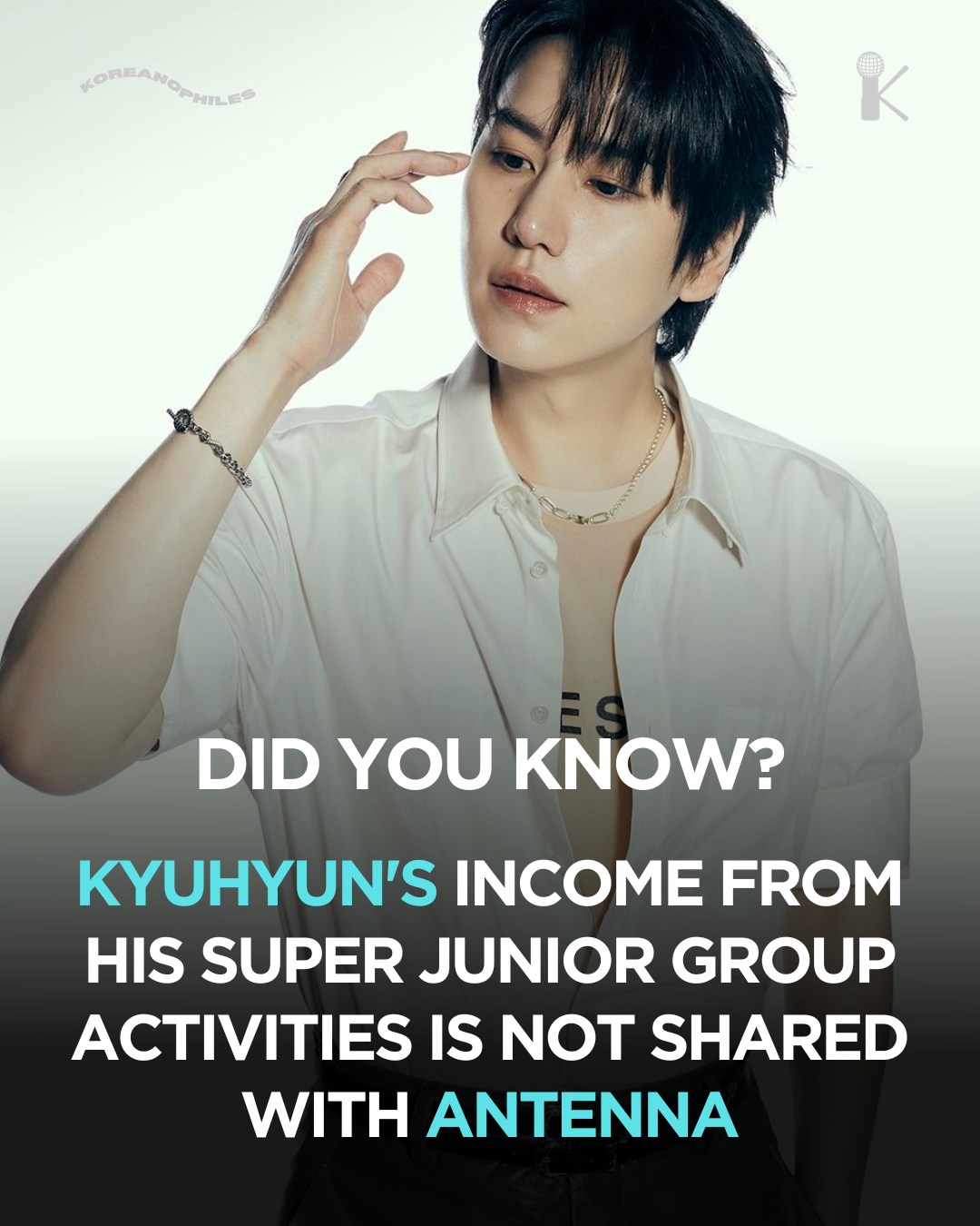 Kyuhyun, of K-pop boy band Super Junior, revealed to the Post why