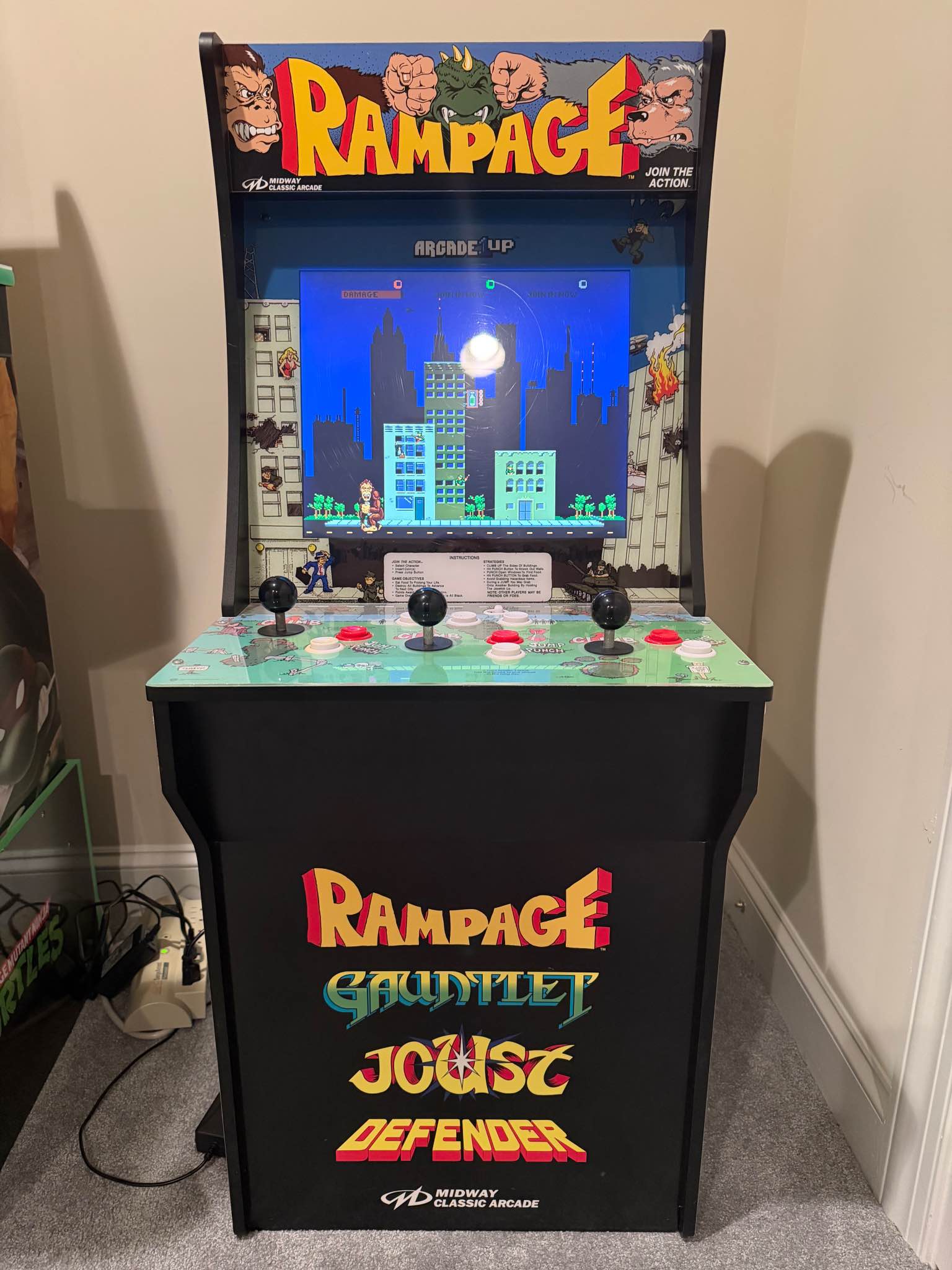 Arcade1Up Rampage Arcade Machine- 3 players - Slot Machines - Vienna ...