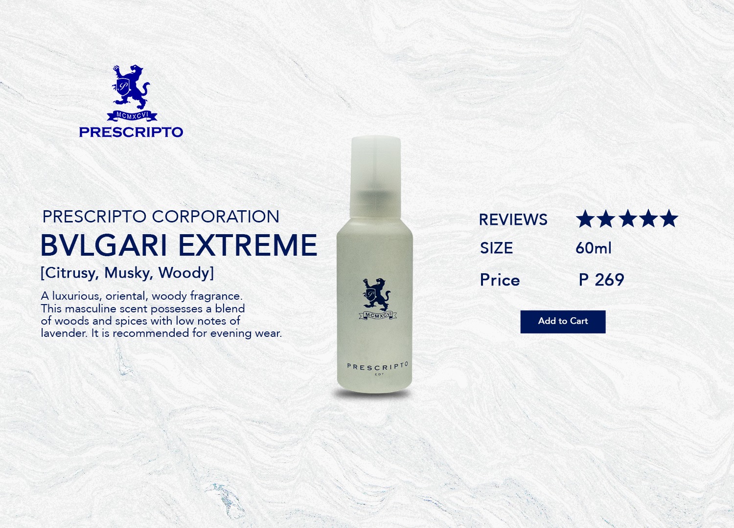 Prescripto - Perfect for evening wear is Bvlgari Extreme's... | Facebook