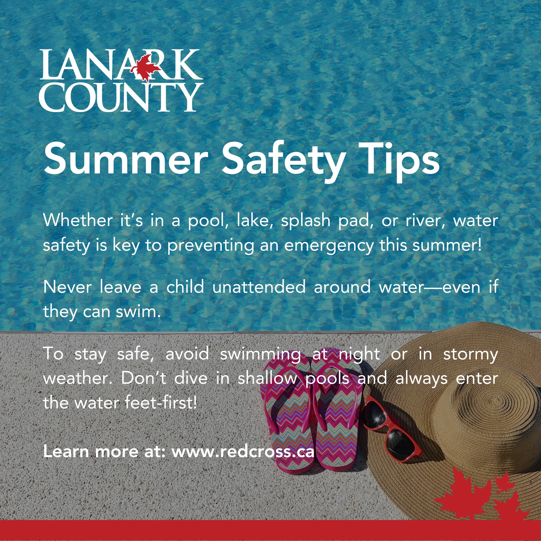 Lanark County - Make a (safe) splash! Whether it’s in a... | Facebook