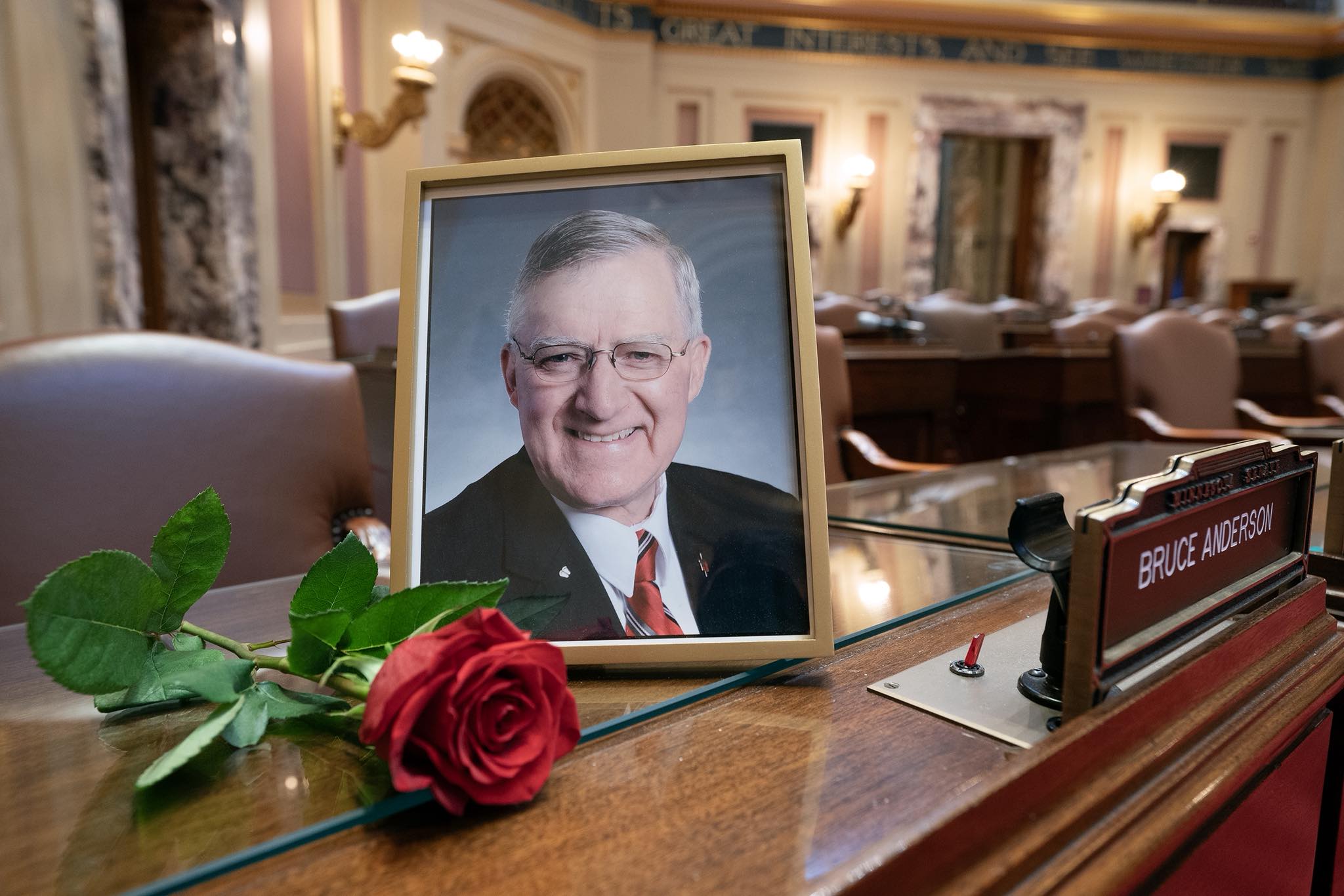 It was with great sadness that... - Senator Jordan Rasmusson | Facebook