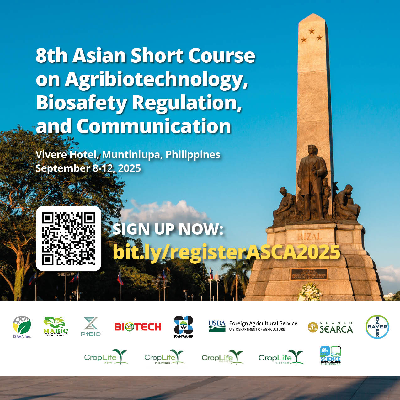 ISAAA.org - Join the 8th Asian Short Course on Agribiotechnology ...