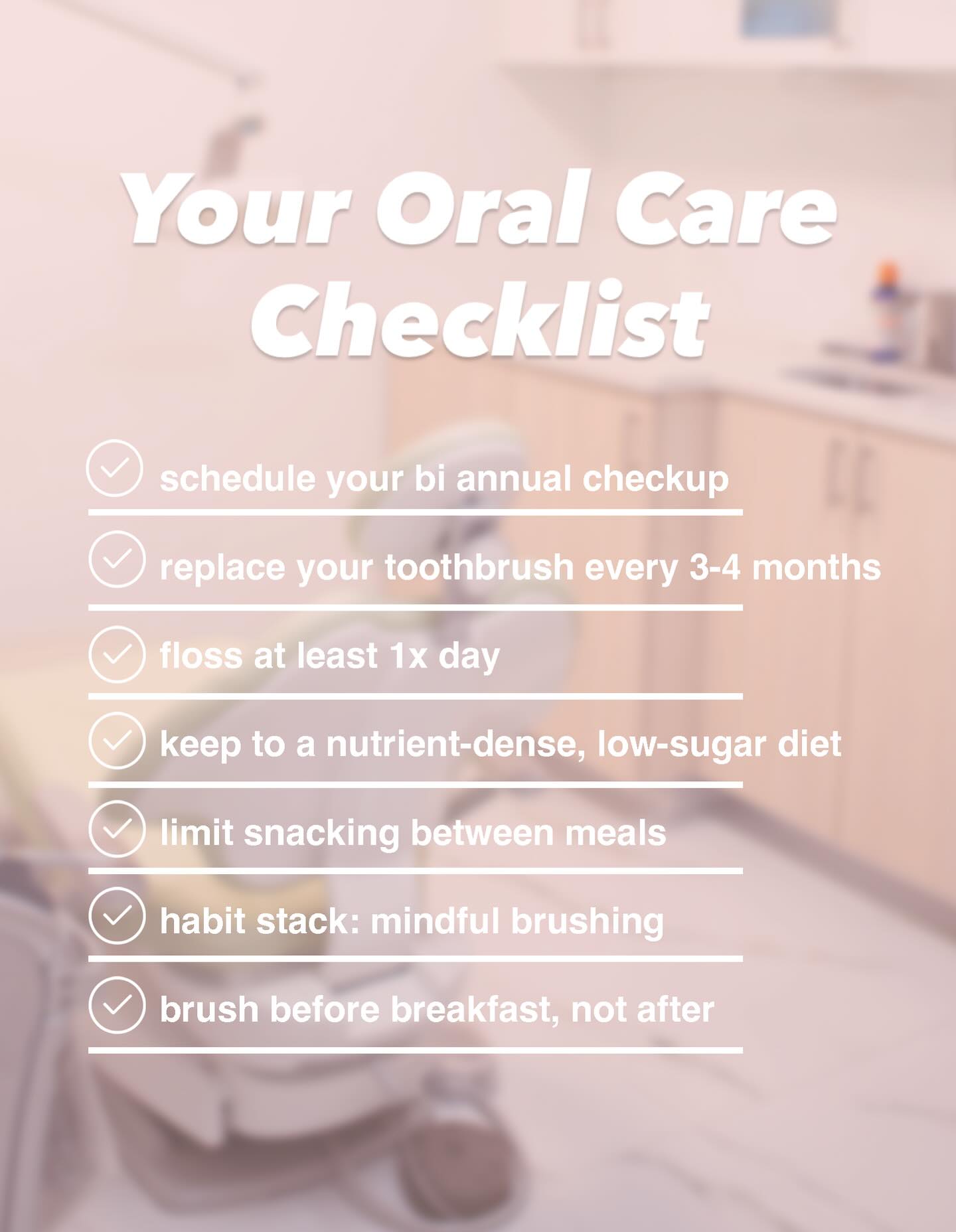 Livingart - Your Oral Health Checklist Oral health isn’t just about ...