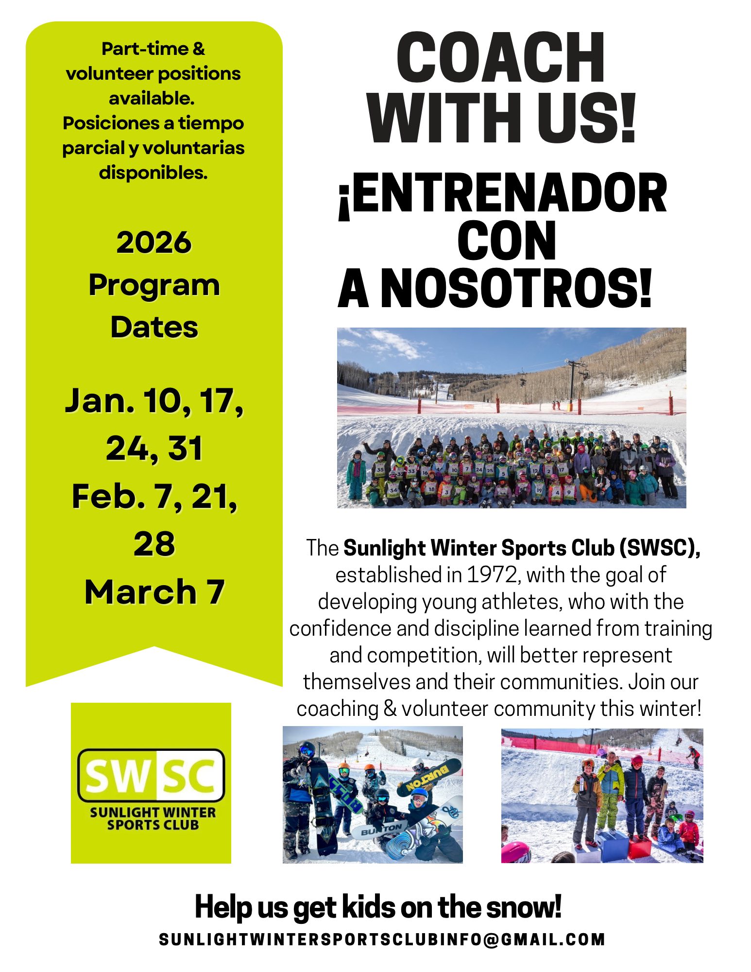 Sunlight Winter Sports Club... - Sunlight Winter Sports Club